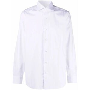 BARBA NAPOLI Men's Long Sleeve Button-Up Shirt Men WHITE Shirts